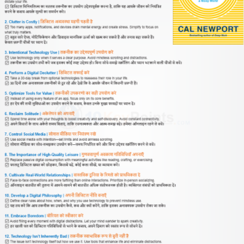 12 Key Lessons from "Digital Minimalism"